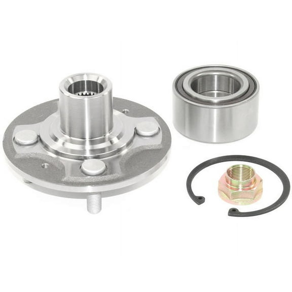 Front Wheel Hub Repair Kit - Compatible with 2009 - 2014 Honda Fit GAS 2010 2011 2012 2013