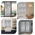thumbnail image 7 of Gray Grey Forest Window Privacy Film, Grey Modern Art Oil Painting Static Cling UV Sun Blocking Heat Control Window Tint Day and Night, Non-Adhesive One Way Windows Privacy Cover 17.7''x78.7'', 7 of 7