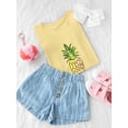 thumbnail image 3 of Buon Ferragosto Pineapple Doodle T-Shirt Toddler -Image by Shutterstock,  5 Toddler, 3 of 4
