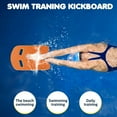 thumbnail image 4 of Swimming Kickboard, Swim Exercise Training Board for Adults Kids,Swimming Training Equipment,orange, 4 of 5