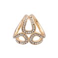 thumbnail image 1 of Guardurnaity Diamantes de imitación para mujer bufanda anillo Clip elegante Vintage moda chal hebilla decorativa Pin moda femenina bufandas Ropa, zapatos y accesorios Miscelánea Oro, 1 of 6