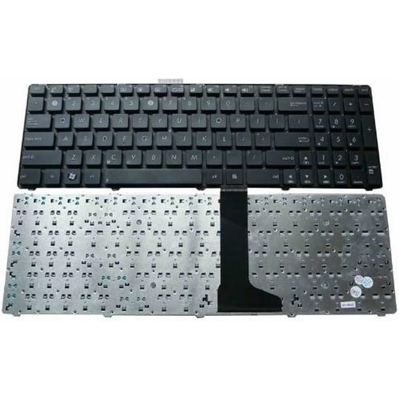 New Laptop Keyboard (Without Frame) Replacement for ASUS U53SD U56E U56E-BBL6 U53Jc U52F-BBL5 04GNZ51KUI00-1 US Layout Black Color