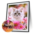 thumbnail image 1 of Cuadros Decorativos 5D gato diamante pintura punto de cruz DIY Kit decoración del hogar artesanía costura Ehuebsd Nuevos Originales, 1 of 7