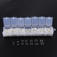 thumbnail image 2 of Abbracc 1500Pcs Open Jump Rings Box Set for DIY Jewelry Making Finding White, 2 of 9