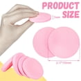thumbnail image 7 of NOGIS 60 Pcs Women's Round Soft Makeup Beauty Eye Face Foundation Blender Facial Smooth Powder Puff Cosmetics Blush Applicators Sponges Use for Dry and Wet (Pink), 7 of 7