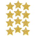 thumbnail image 1 of Die-Cut Magnets, 3" Gold Sparkle Stars, Pack Of 12, 1 of 3