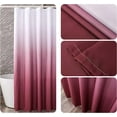 thumbnail image 6 of Ombre Shower Curtain Sets - for Bathroom Accessories Fabric Polyester Waterproof Modern Shower Curtain Liner with 12 Hooks Red W72xL72, 6 of 6
