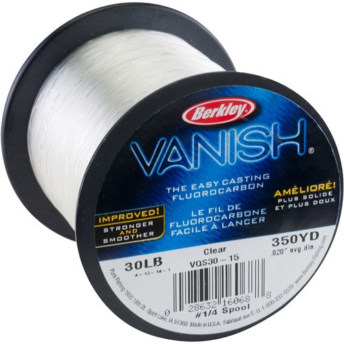 Berkley Vanish Fishing Line, 350 yd 1/4 lb Spool