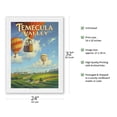 thumbnail image 2 of Temecula Valley Wineries - Riverside County - California Vineyards Wine Country Art by Kerne Erickson - Japanese Unryu Rice Paper Art Print 24 x 32 in, 2 of 4
