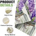 thumbnail image 4 of Dyrenson Welcome Spring Summer Beach Hydrangea Flower Decorative Garden Flag, Coastal Floral Basket Starfish Conch Yard Outside Home Decoration, Nautical Burlap Outdoor Small Decor Double Sided 12x18, 4 of 6
