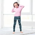 thumbnail image 5 of joogoo Girls' Leggings Snowflakes Glitter Yoga Pants 4T, 5 of 8