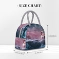 thumbnail image 2 of Balery Boat Lighthouse Storm Waves Bolsa de Almuerzo para Mujeres, Caja de Almuerzo, Bolsa de Almuerzo Pequeña Impermeable, Tote de Almuerzo Reutilizable con Gran Capacidad, 2 of 6