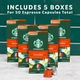 thumbnail image 3 of Starbucks By Nespresso Original Line, Colombia, Medium Roast Nespresso Pods, 10 Count, 5 Pack, 3 of 9