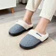 thumbnail image 3 of BERANMEY Comfy Slippers for Women Indoor Fluffy Women's Slip on Fuzzy House Slippers Memory Foam Slippers Scuff Outdoor Indoor Warm Plush Bedroom Shoes with Faux Fur Lining, 3 of 8