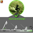 thumbnail image 5 of Wellmax 10PC Heavy Duty Tent Stakes with 2PC Glow in Dark Rope 3/16" x50ft and 1/4" x50ft Black, 5 of 9