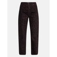 thumbnail image 6 of Scenario Women's and Women's Plus High Rise Barrel Jeans, 26", 28" Inseam, Sizes 0-28W, 6 of 8