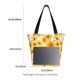 thumbnail image 3 of Disketp White Marble Pattern Sunflower Bolsa de Hombro Casual para Mujer, Bolso Cruzado para Compras, Viajes y Uso Diario, 3 of 6