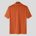 thumbnail image 4 of INCERUN Men Short Sleeve Turndown Collar Shirts Summer Tops, 4 of 8