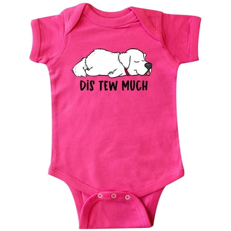 

Inktastic Napping Dis Tew Much Great Pyrenees Gift Baby Boy or Baby Girl Bodysuit