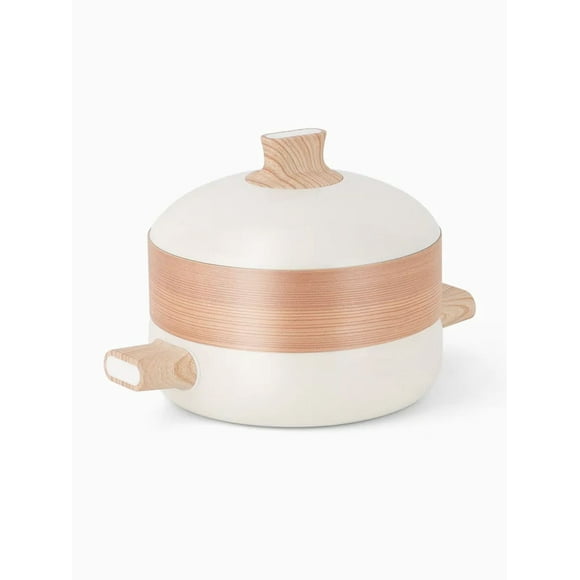 Olla Al Vapor Antiadherente Amercook K-white 24cm