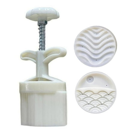 

BYDOT Plastic Mooncake Molds Mooncake Stamps DIY Mooncake Gadgets Creative Moon Shaped