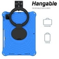 thumbnail image 4 of Dteck Kids Case for iPad Pro 11 inch 4th 3rd 2nd Gen,iPad Air 5th 4th Gen 10.9" Shockproof EVA Case 360° Rotating Stand Hand Grip Cover with Shoulder Strap for iPad Pro 11 2022/2021/2020/2018,Blue, 4 of 7