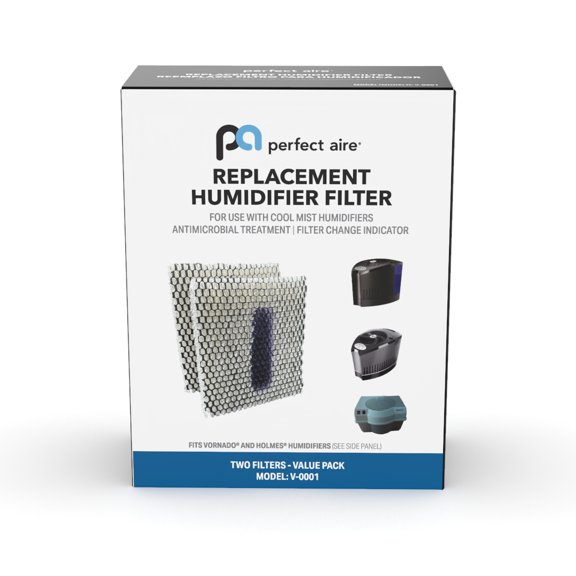 Perfect Aire V-0001 Evaporative Humidifier Wick Filter - Size: 7-1/4” x 9-3/4” x 1-1/2”