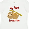 thumbnail image 4 of Inktastic My Aunt Loves Me Sloth Boys or Girls Toddler T-Shirt, 4 of 5