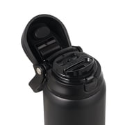 TAL 32oz Stainless Steel 2-in-1 Water Bottle with Straw and Chug Lid, Black