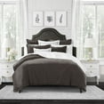 thumbnail image 2 of 6ix Tailors UND-CHO-CVT-SQ-5PC Underwood Chocolate Super Queen Coverlet & 2 Pillow Shams Set - 5 Piece, 2 of 7