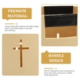 thumbnail image 2 of LEEYNEER 1Pc Felt Bible Carrying Case Handbag Bible Cover Tote Shopping Bag, 2 of 6