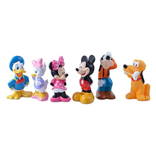 Disney Mickey Mouse and Friends Bath Toys for Baby upto 5 inches High Each NEW 