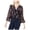 black, variant on Bar Iii Womens Floral Pullover Blouse