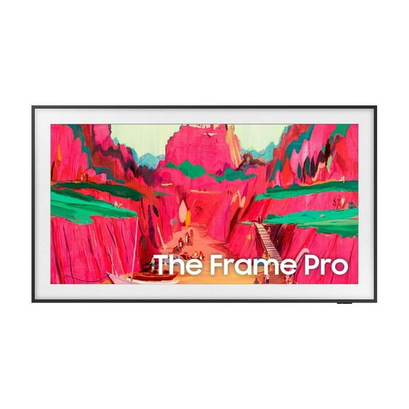 Samsung QN85LS03FWF - 85" Diagonal Class (84.5" viewable) - The Frame Pro LS03FW Series LED-backlit LCD TV - Neo QLED - Smart TV - Tizen OS - 4K UHD (2160p) 3840 x 2160 - HDR - Quantum Dot - black