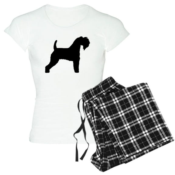CafePress - Kerry Blue Terrier Women's Light Pajamas - Women's Short Sleeve Print T-Shirt and Pants Light Cotton Pajama Set