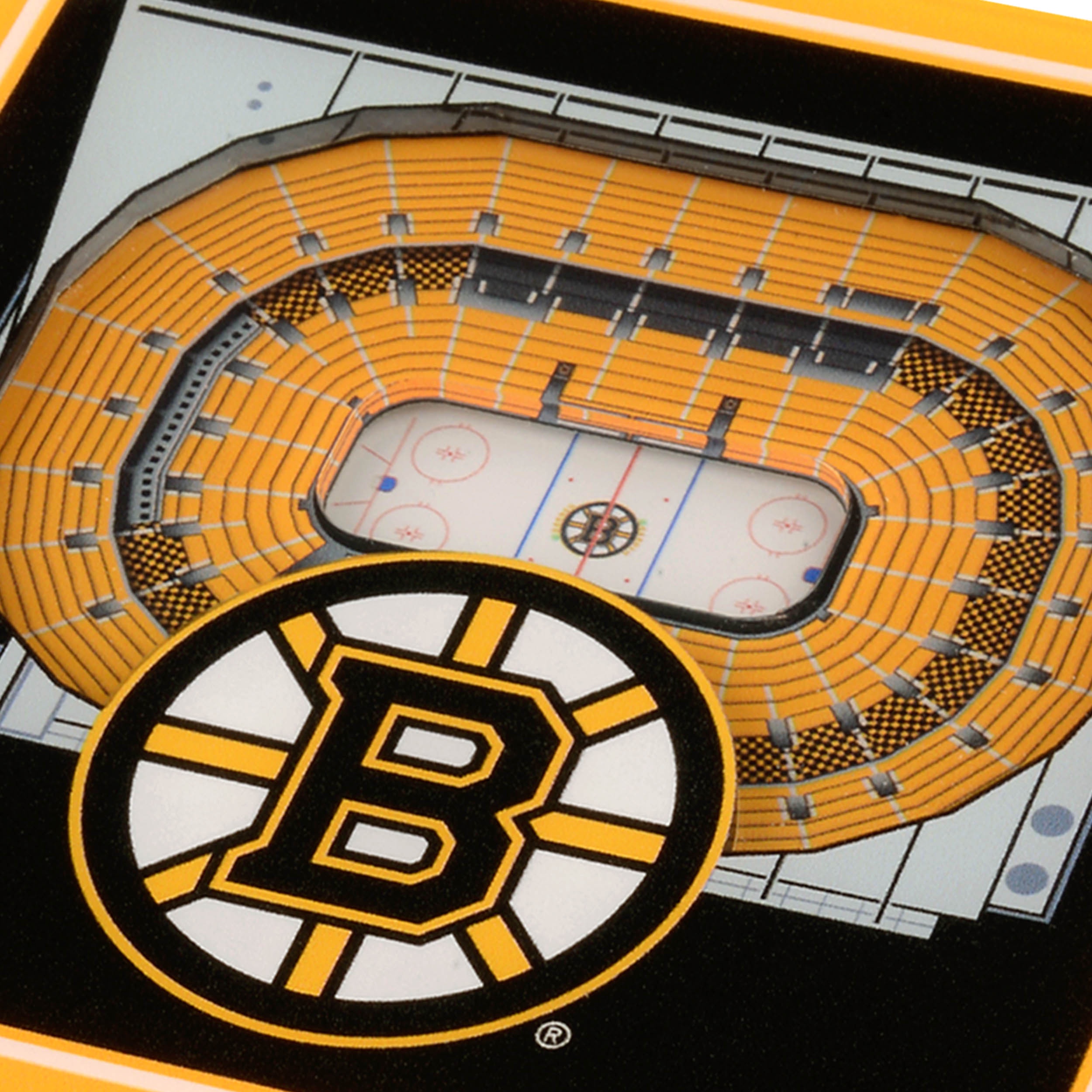 YouTheFan NHL Boston Bruins Stadiumview Cribbage