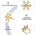 thumbnail image 5 of Snowflake Shaped Napkin Buckles, Enhance Your Dining Experience with Sophisticated Decor, 5 of 5