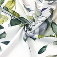 thumbnail image 3 of Sage Green Eucalyptus Shower Curtain, Watercolor Plant Floral Eucalyptus Leaves Fabric , White Shower Curtains Spring Bathroom Decor Set with Hooks, 72x72, 3 of 6