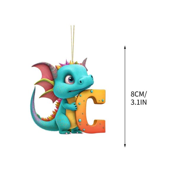 Productos de Cuidado Del Bebé,Inglés 26 Letras Acrílico Volando Coche Del Bebé Colgante Decoración Del Hogar,Carta de Nombre Personalizada para el Regalo de la Puerta de la Pared,Coches para Bebés