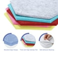 thumbnail image 3 of Hexagon Acoustic Panels B1 Fireproof Soundproof Foam Panels with 30 Push Pins(Light Navy Blue), 3 of 7