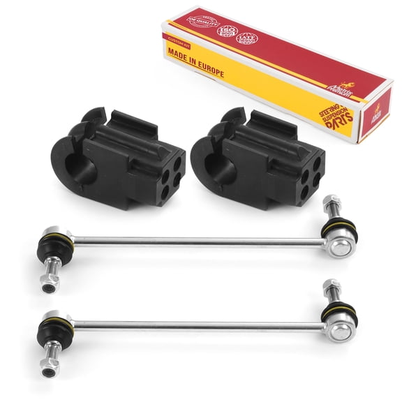 Metrix Premium Chassis Parts - 4 PC Front Sway Bar Stabilizer End Link & Stabilizer Bar Bushing Kit Fits 2014-2015 Nissan Sentra, 2016-2019 Sentra (1798cc), Replacement K750719 K200873