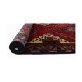 thumbnail image 6 of Vintage Trudy Red/Brown Runner, 3'6" x 9'9", 6 of 6