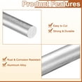 thumbnail image 4 of Uxcell Round Aluminum Rods, Aluminum Round Rod Solid Lathe Bar Stock for Industry Construction DIY Crafts 3mm x 356mm 2Pcs, 4 of 5