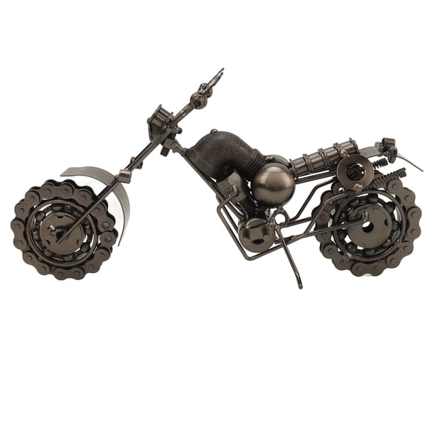 Modelo de Moto Estatua de Moto Retro Adorno de Motocicleta de Hierro Vintage Modelo de Moto Retro Decorativo Escultura de Moto de Metal Hecha a Mano para niños ANGGREK Otros