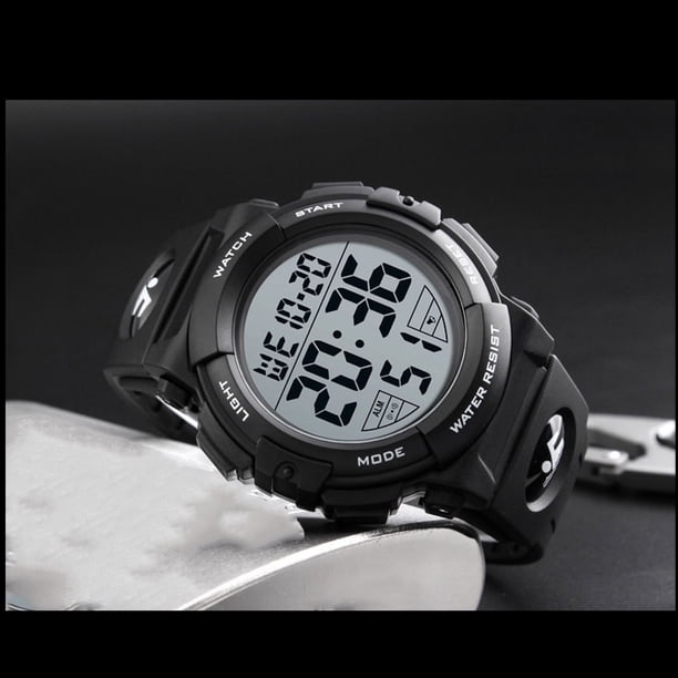 Reloj Deportivo Al Aire Libre, 12 Relojes Electrónicos De Formato 24 Horas Para Niños
