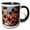 Black/White, variant on 3drose, Germany, Rothenberg, Kathe Wohlfahrt, Christmas - Eu10 Jen0273 - Jim Engelbrecht, 11oz Magic Transforming Mug