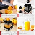 thumbnail image 2 of Electric Citrus Juicer 1.2L Large Volume, Orange Juicer with Powerful Motor and LED Working Lamp, Electric Lemon Squeezer for Orange Lemon Lime Grapefruit by LUUKMONDE, 2 of 6