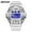Transparent silver, variant on Men's Sport Digital Watch – Waterproof LED Wristwatch with Hand-Raising Light & Metal Case
