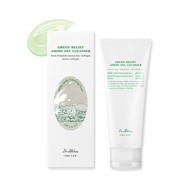 Gel limpiador Dr.Althea Green Relief Amino con ácido hialurónico 100 ml