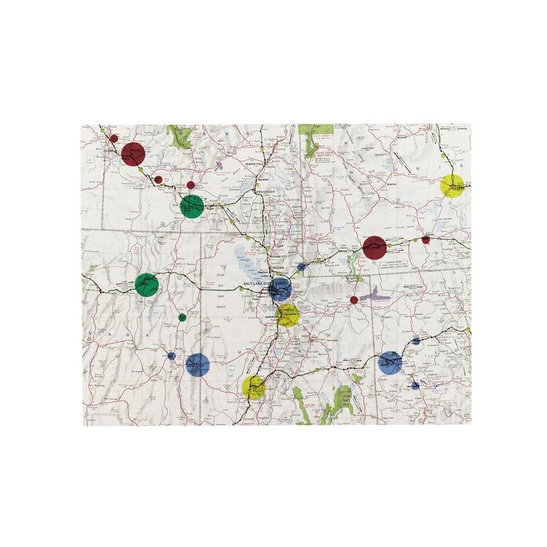 Avery See-Through Dot Stickers, 3/4